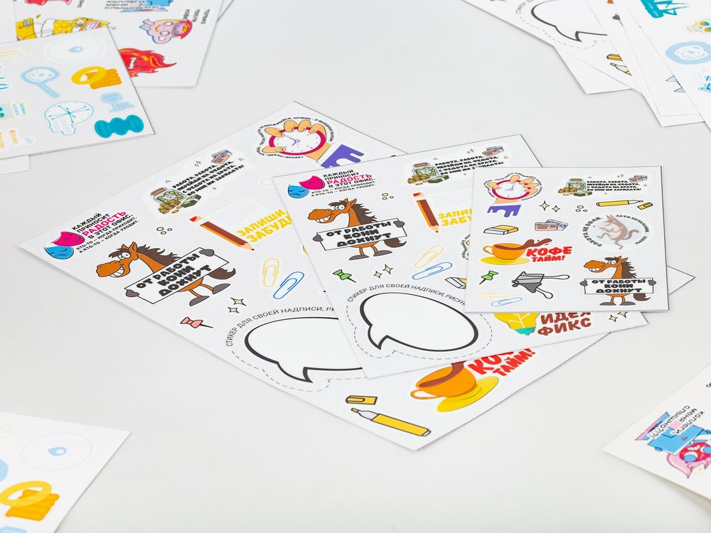 Наклейки UV-DTF Sticker Pack на заказ